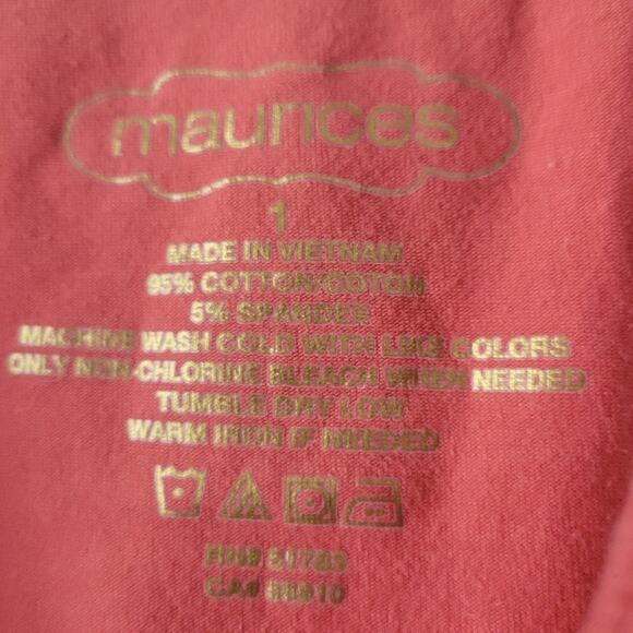 1X Maurices coral pink tank top, good condition - Picture 3 of 4